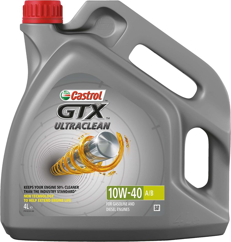 Castrol GTX 10W-40 Ultraclean A3/B4 Motor Yağı 4 Litre (3430135) - Orijinal Ürün | ApexParts