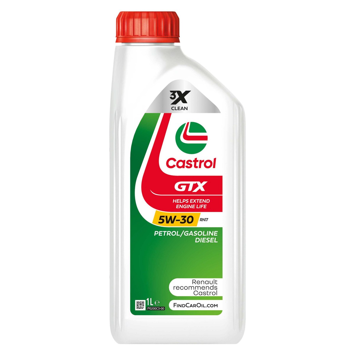 Castrol GTX 5W-30 RN17 Benzinli ve Dizel Motor Yağı 1 Litre (3430123) - Orijinal Ürün | ApexParts