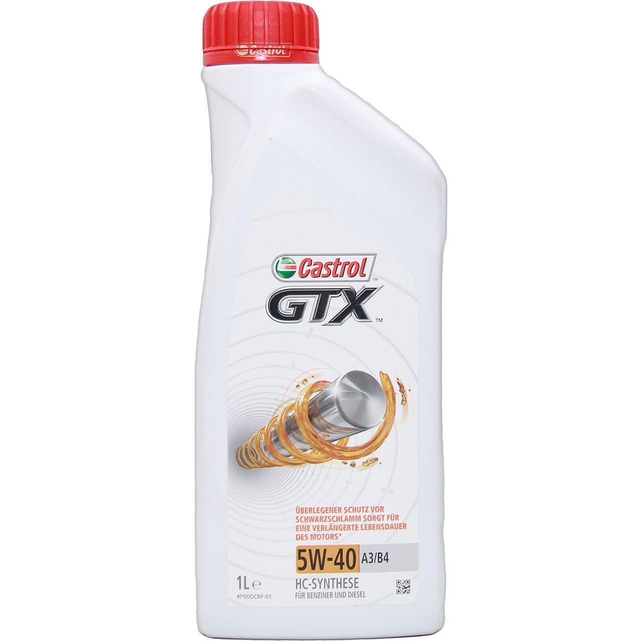 Castrol GTX 5W-40 A3/B4 Tam Sentetik Motor Yağı 1 Litre (3430103) - Orijinal Ürün | ApexParts