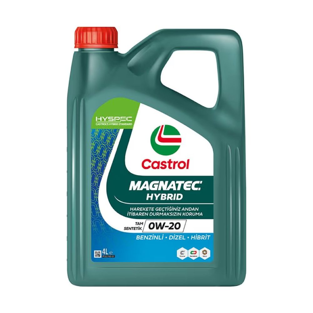 Castrol MAGNATEC 0W-20 Hybrid Tam Sentetik Motor Yağı 4 Litre (3429855) - Orijinal Ürün | ApexParts
