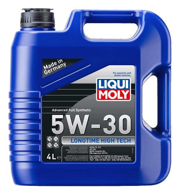 LIQUI MOLY 5W-30 Motor Yağı Longtime High Tech 4 Litre (1144) - Orijinal Ürün | ApexParts