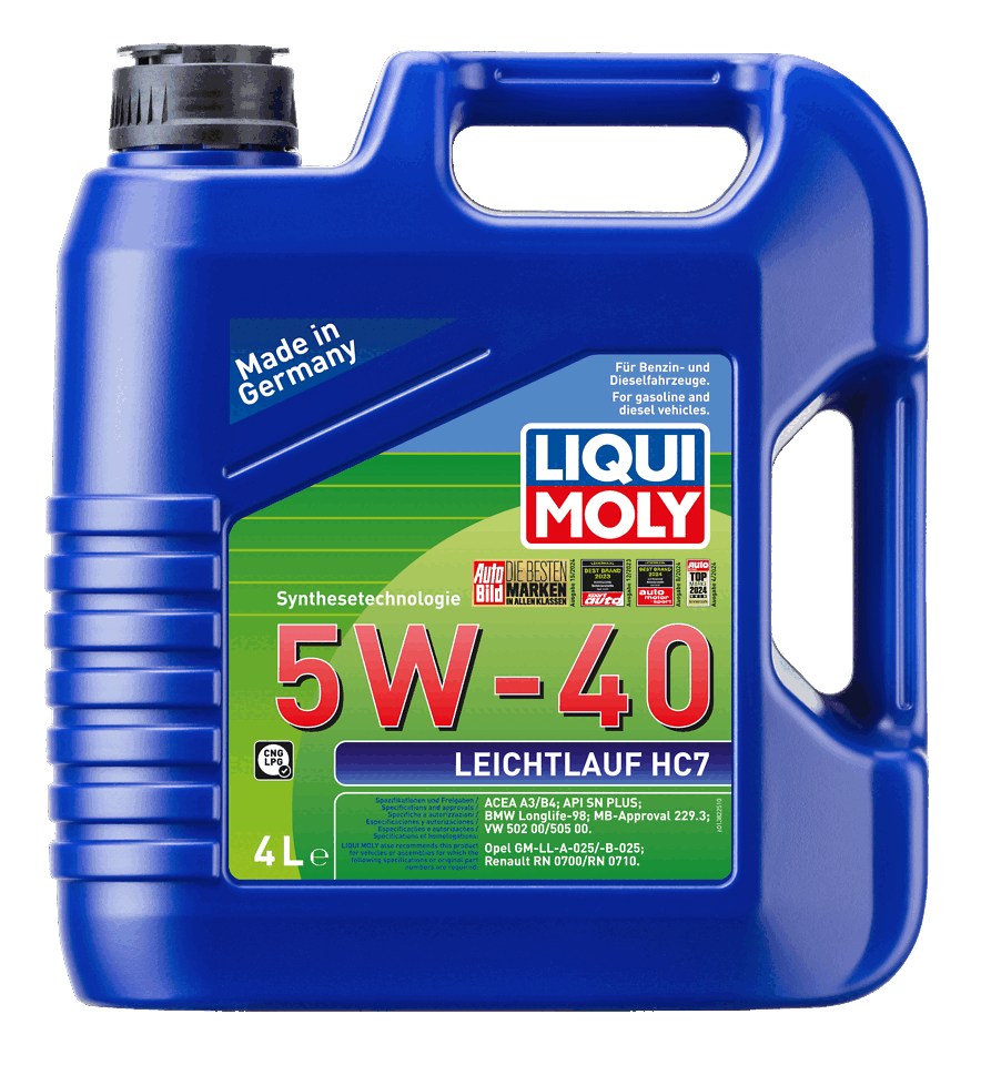 LIQUI MOLY 5W-40 Motor Yağı Leichtlauf HC7 4 Litre (1382) - Orijinal Ürün | ApexParts