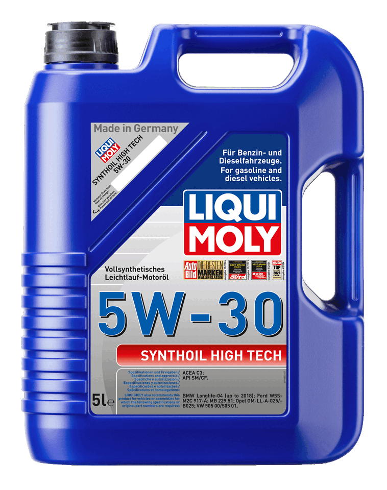 LIQUI MOLY 5W-30 Motor Yağı Synthoil High Tech 5 Litre (20959) - Orijinal Ürün | ApexParts