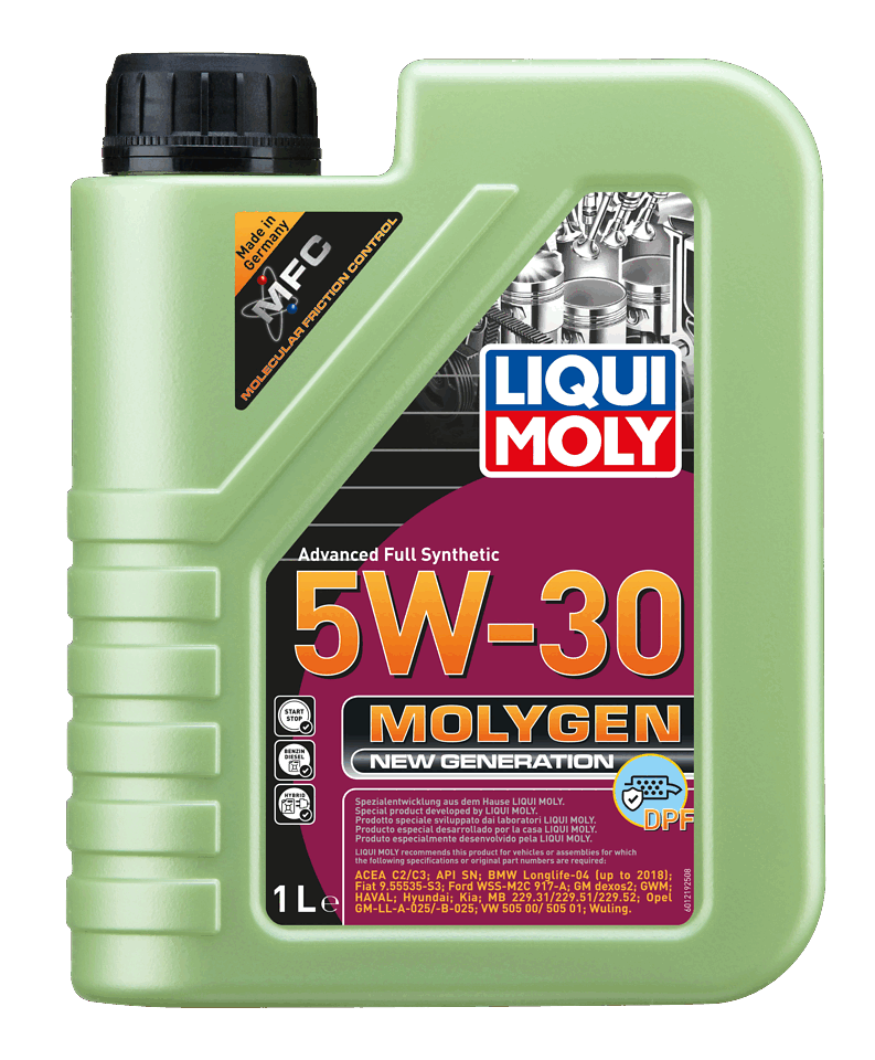LIQUI MOLY 5W-30 Motor Yağı Molygen New Generation DPF 1 Litre (21224) - Orijinal Ürün | ApexParts