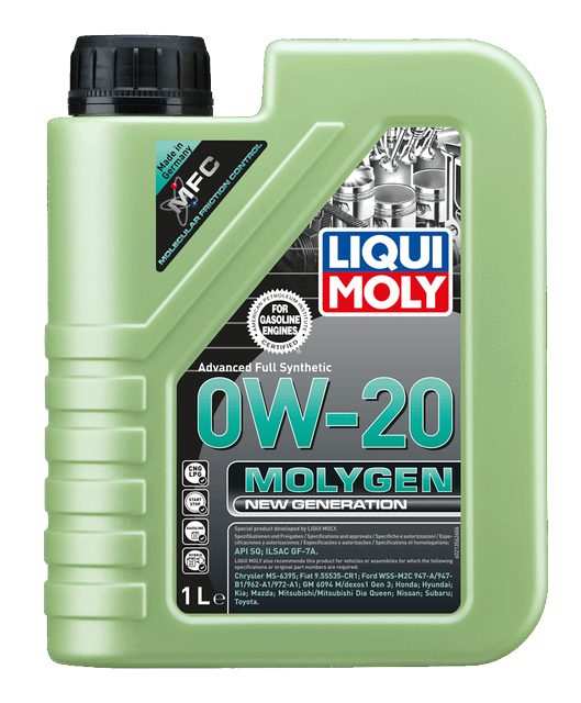 LIQUI MOLY 0W-20 Motor Yağı Molygen New Generation 1 Litre (21356) - Orijinal Ürün | ApexParts