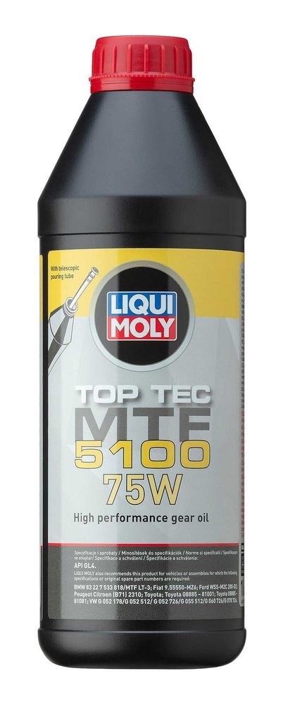 LIQUI MOLY 75W Manuel Şanzıman Yağı Top Tec MTF 5100 1 Litre (21687) - Orijinal Ürün | ApexParts