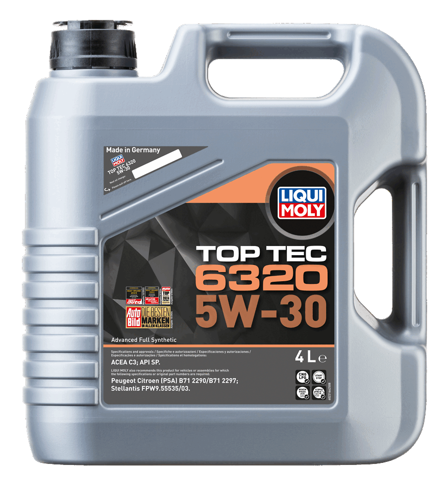 LIQUI MOLY 5W-30 Motor Yağı Top Tec 6320 4 Litre (23166) - Orijinal Ürün | ApexParts