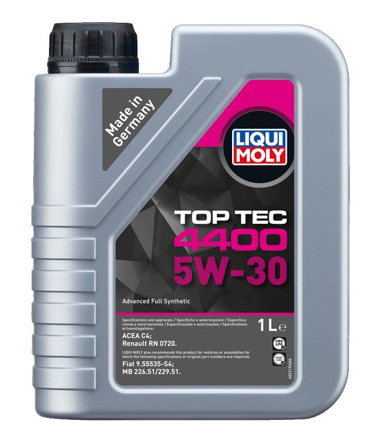 LIQUI MOLY 5W-30 Motor Yağı Top Tec 4400 1 Litre (2319) - Orijinal Ürün | ApexParts
