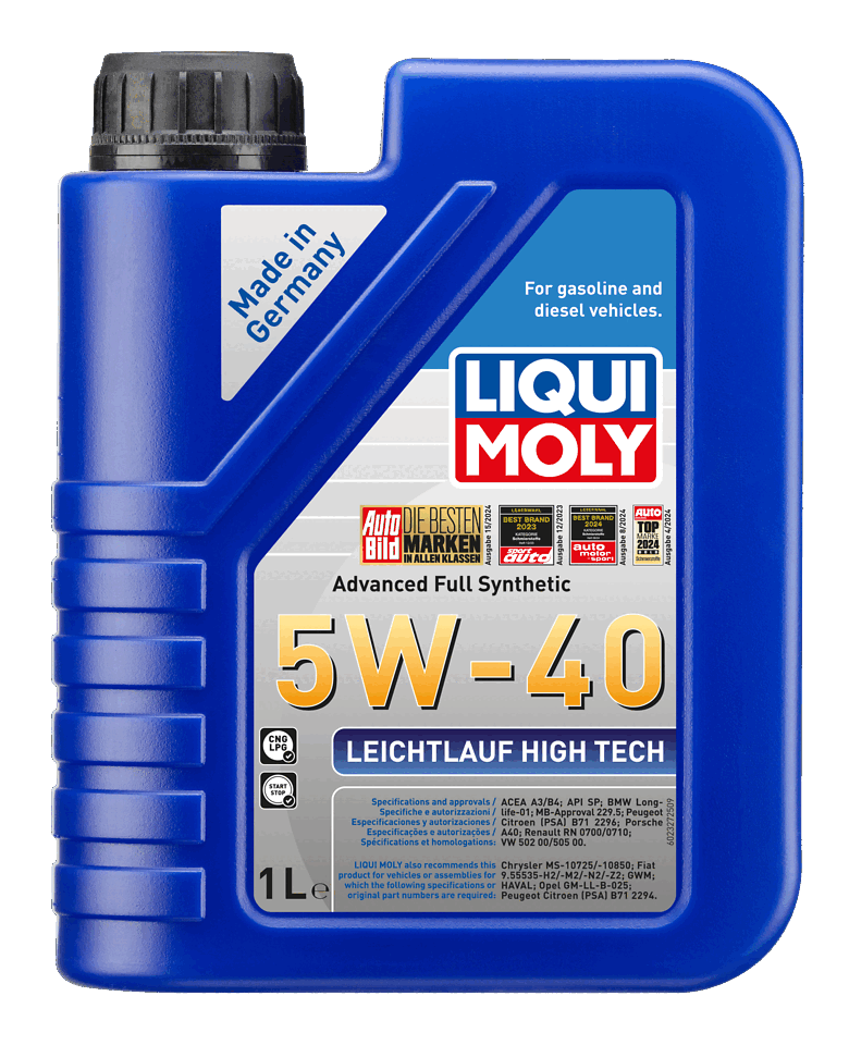 LIQUI MOLY 5W-40 Motor Yağı Leichtlauf High Tech 1 Litre (2327) - Orijinal Ürün | ApexParts