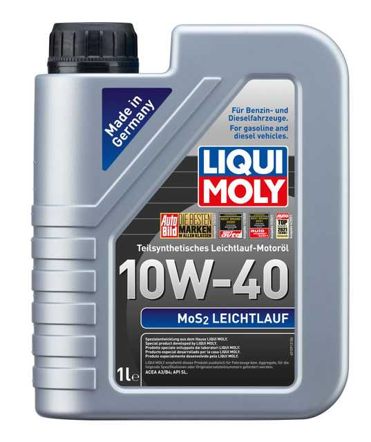 LIQUI MOLY 10W-40 Motor Yağı MoS2 Leichtlauf 1 Litre (2626) - Orijinal Ürün | ApexParts