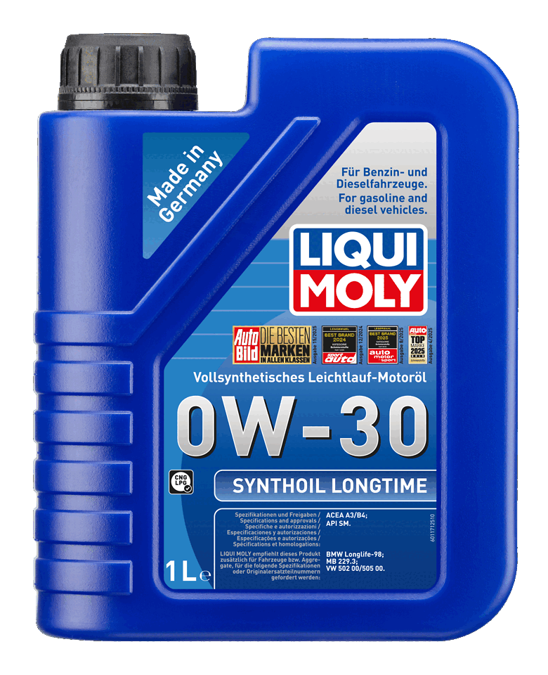 LIQUI MOLY 0W-30 Motor Yağı Synthoil Longtime 1 Litre (8976) - Orijinal Ürün | ApexParts