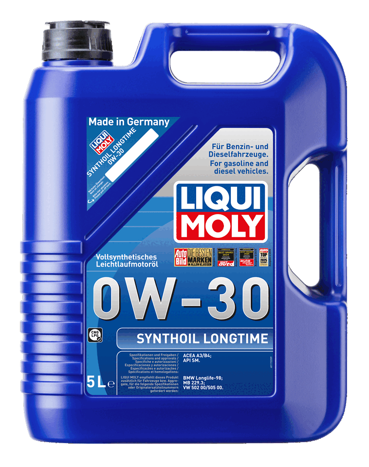LIQUI MOLY 0W-30 Motor Yağı Synthoil Longtime 5 Litre (8977) - Orijinal Ürün | ApexParts
