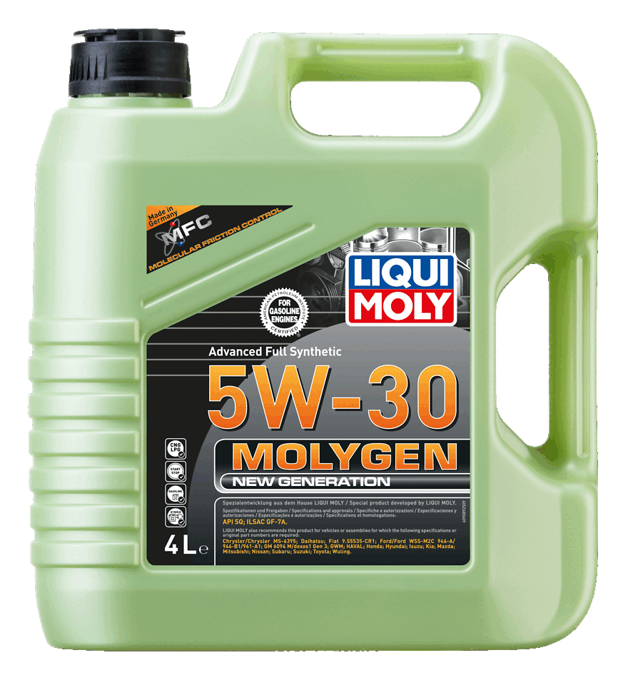 LIQUI MOLY 5W-30 Motor Yağı Molygen New Generation 4 Litre (9089) - Orijinal Ürün | ApexParts