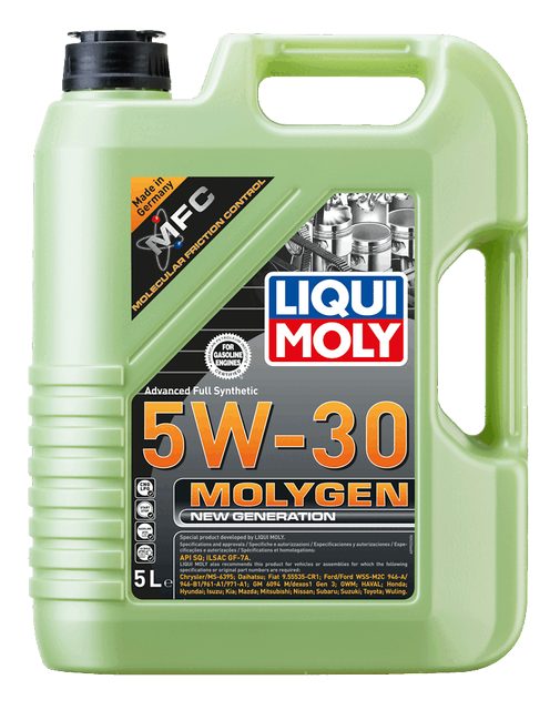 LIQUI MOLY 5W-30 Motor Yağı Molygen New Generation 5 Litre (9952) - Orijinal Ürün | ApexParts