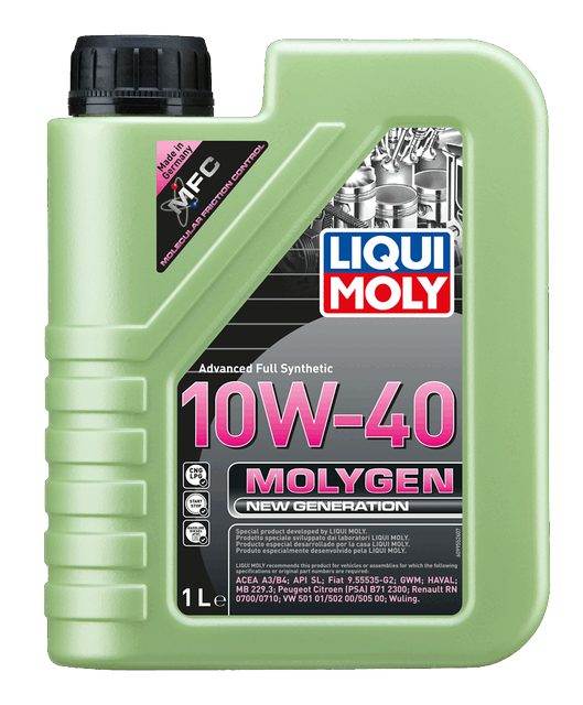 LIQUI MOLY 10W-40 Motor Yağı Molygen New Generation 1 Litre (9955) - Orijinal Ürün | ApexParts