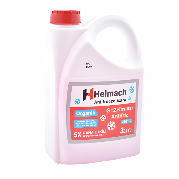 HELMACH ANTIFREEZE EXTRA G12 KIRMIZI ORGANİK ANTİFRİZ -56°C 3 LİTRE (HLM-AFZ-G12-RED-3L) - Orijinal Ürün | ApexParts