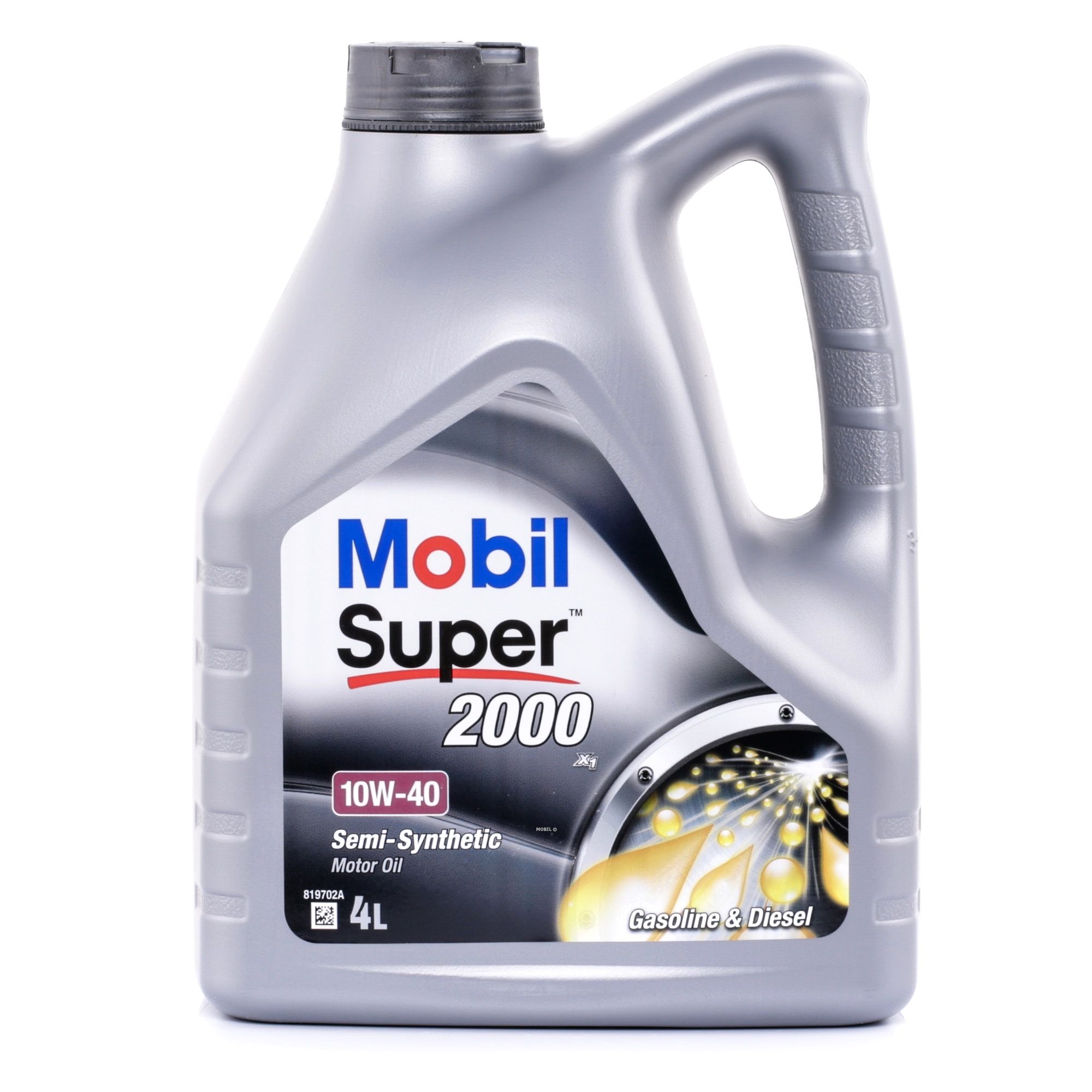 Mobil Super 2000 X1 10W-40 Yarı Sentetik Motor Yağı 4 Litre (Siyah Kapak) (152560) - Orijinal Ürün | ApexParts