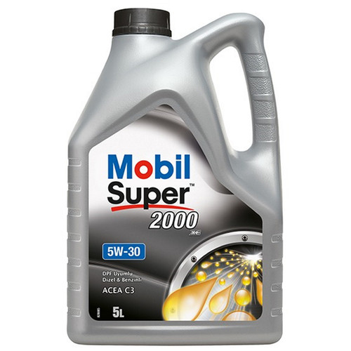 Mobil Super 2000 XE C3 5W-30 Sentetik Motor Yağı 5 Litre (155353) - Orijinal Ürün | ApexParts